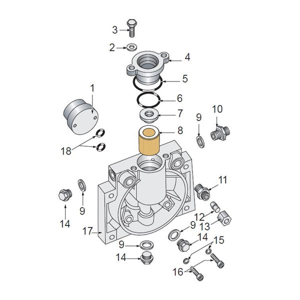 Compressor Oil Filter Element N25326