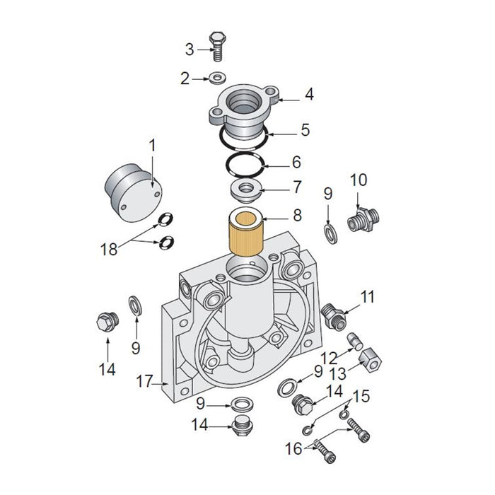 Compressor Oil Filter Element N25326